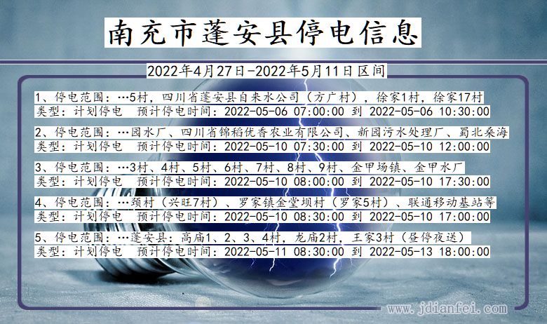 南充最新停电情况及应对措施